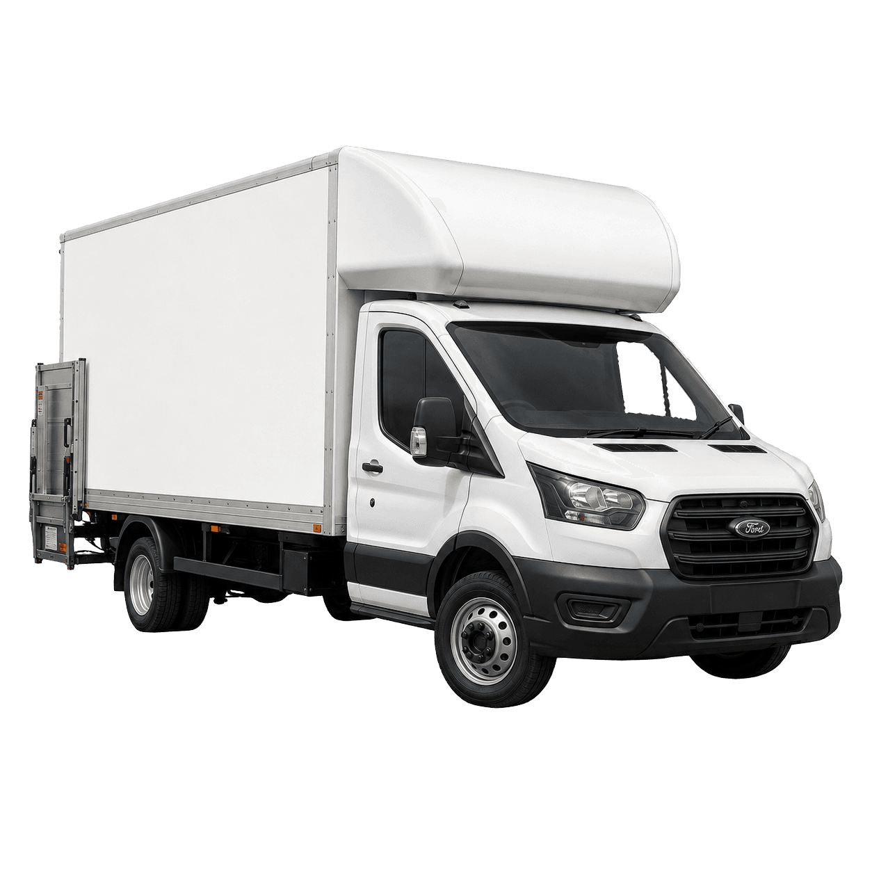 Ford Luton box van with tail lift